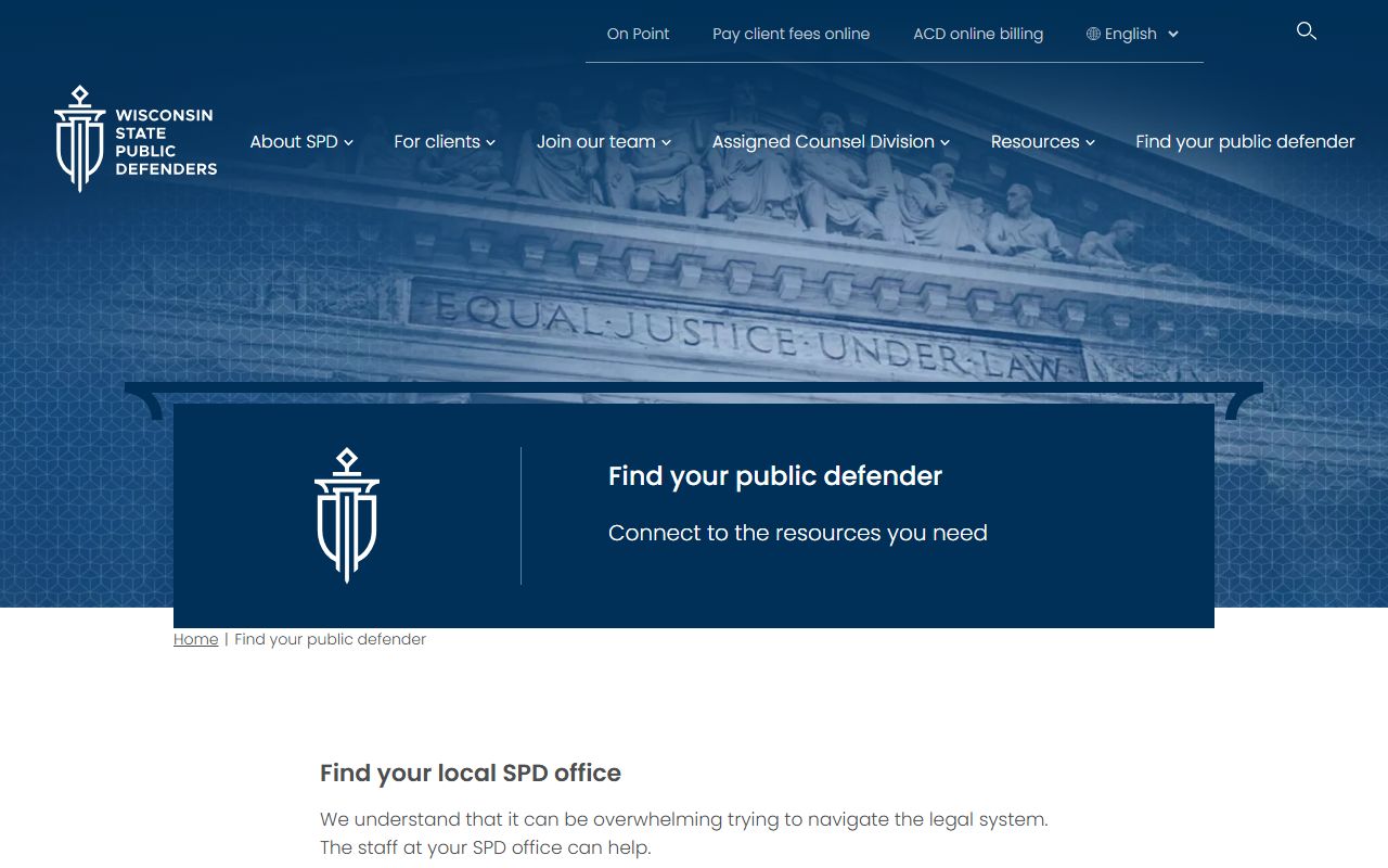 Dane County arrest records Wisconsin State Public Defender office locations